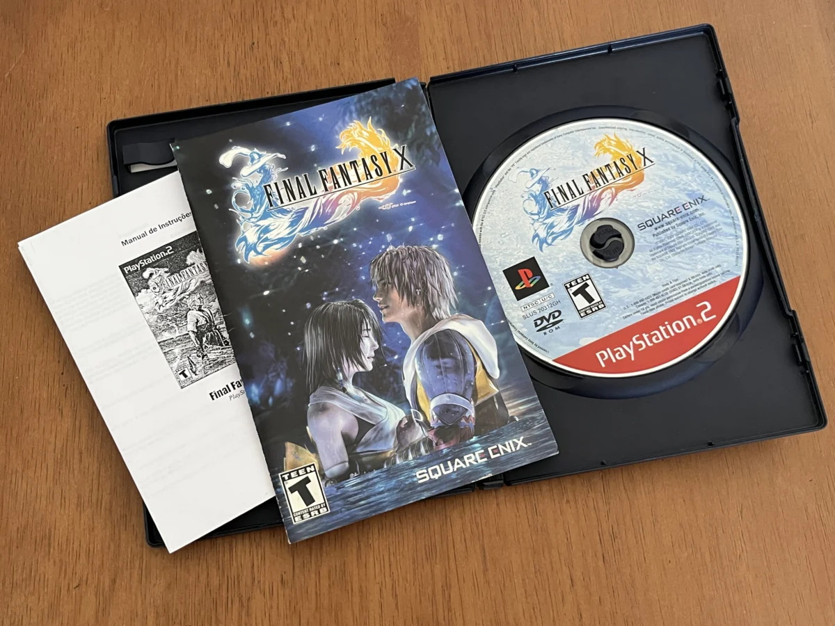 CX/ ORIGINAL FINAL FANTASY X ! PARA PLAYSTATION 2 AMERICANO! TOP! - Imagem 5