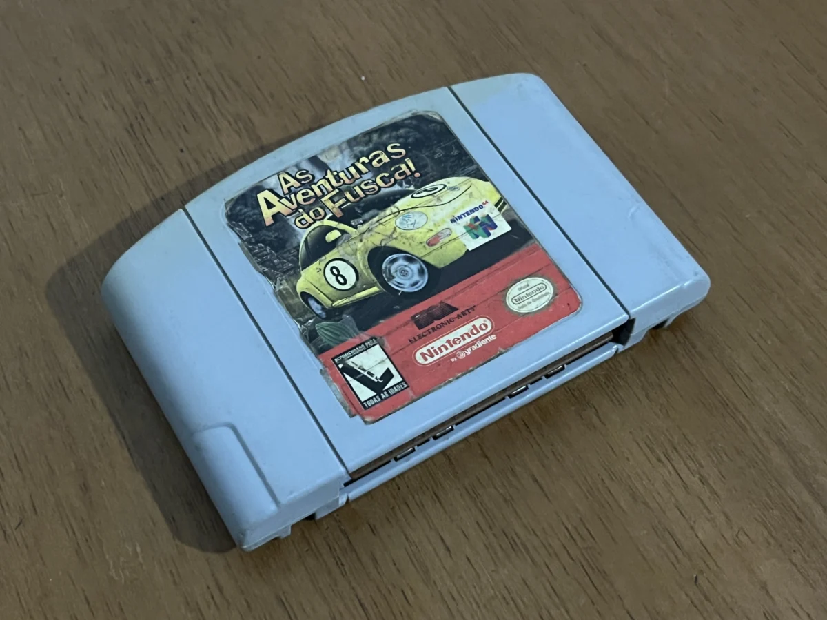 CX/ ORIGINAL! AVENTURAS DO FUSCA! N64! 138,00 SEGUIDOS DE 21,00