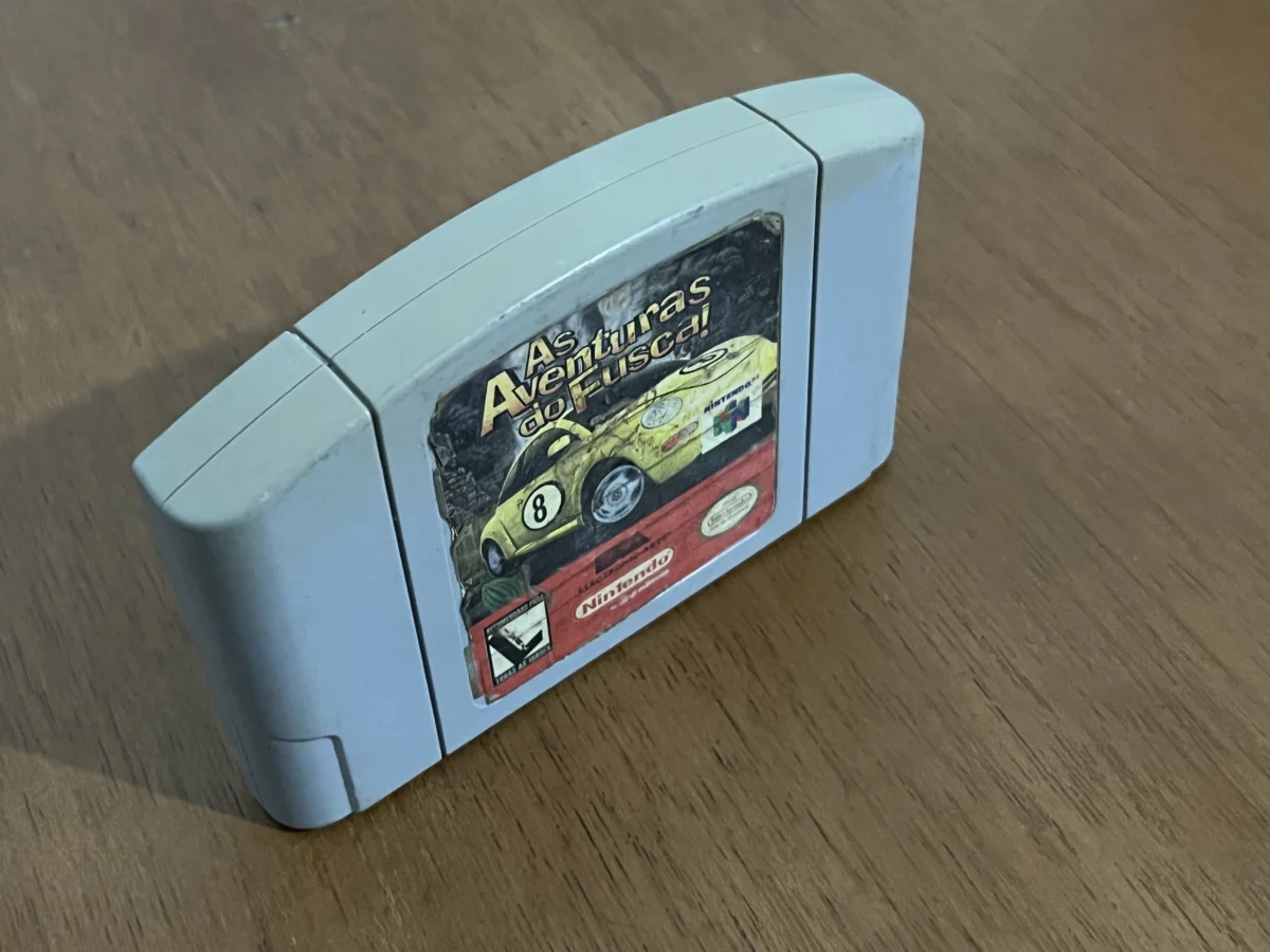 CX/ ORIGINAL! AVENTURAS DO FUSCA! N64! 138,00 SEGUIDOS DE 21,00