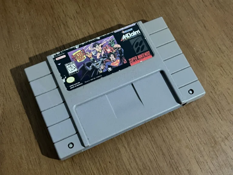 ORIGINAL! LIGA DA JUSTIÇA! SUPER NINTENDO, TOP! ⭐