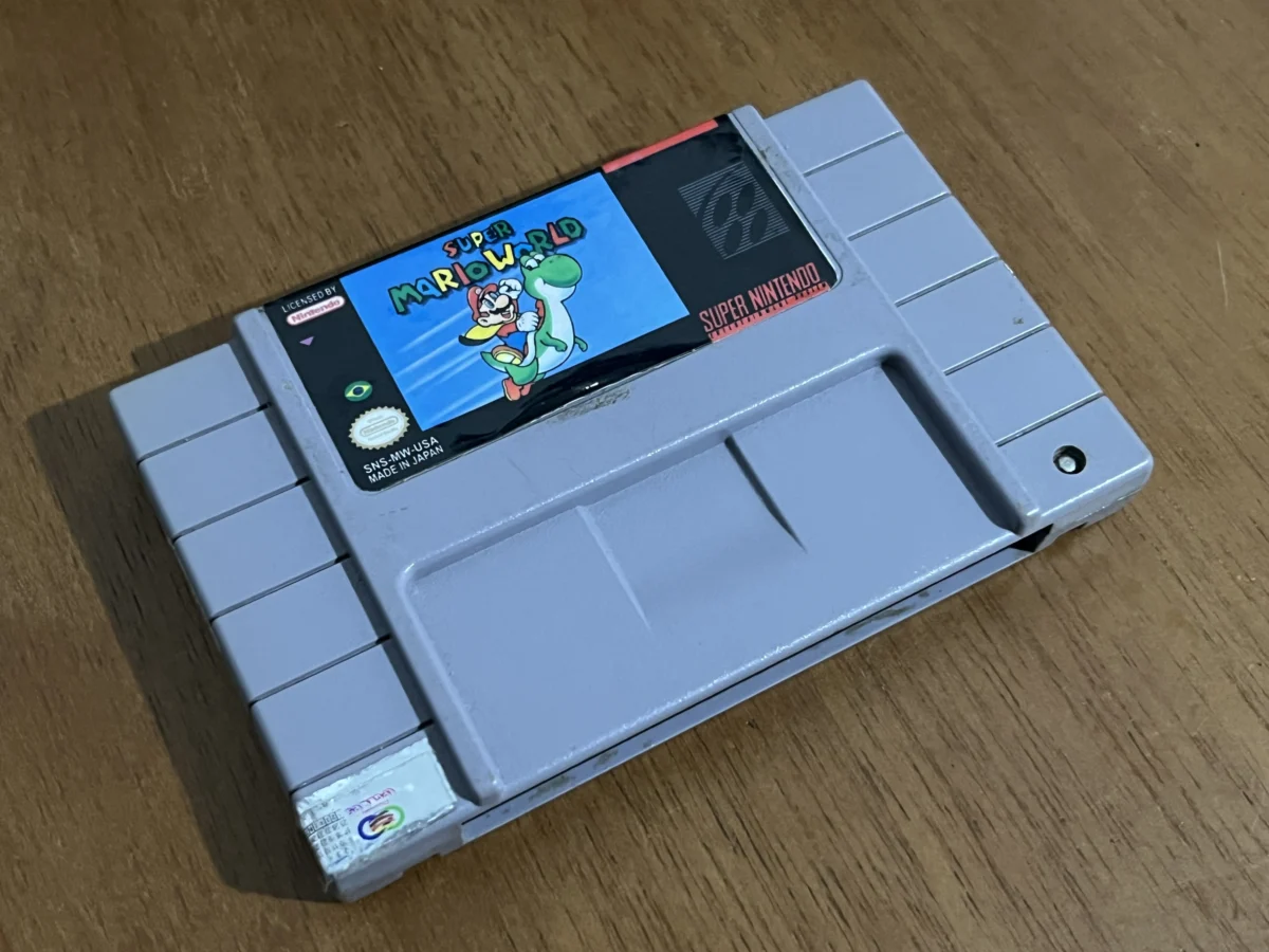 CX/ ORIGINAL! MARIO WORLD! 48,00 SEGUIDOS DE 15,00