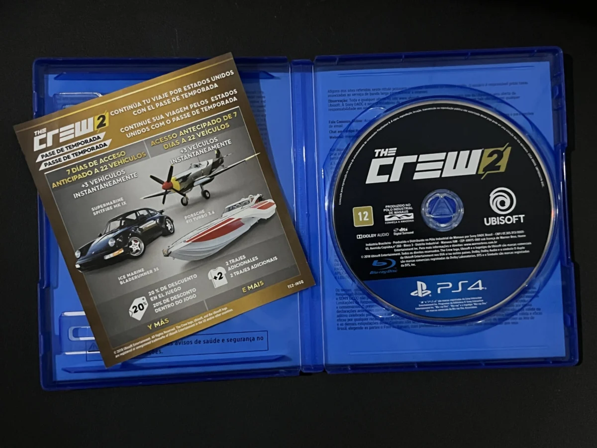 CX/ D***el B***os /THE CREW 2! TOP! PS4! 57,00 SEGUIDOS DE 9,00