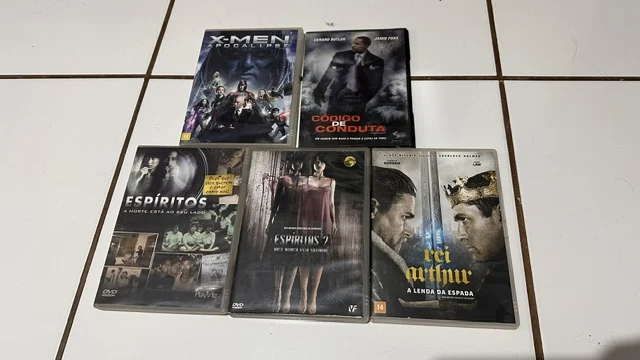 NR/ LOTE FILMES ORIGINAIS DVD 36,00 SEGUIDOS DE 6,00