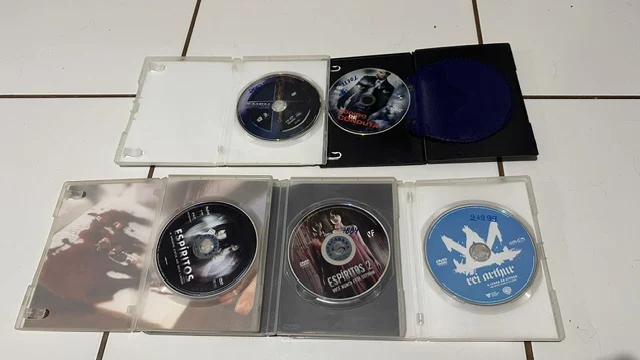 NR/ LOTE FILMES ORIGINAIS DVD 36,00 SEGUIDOS DE 6,00