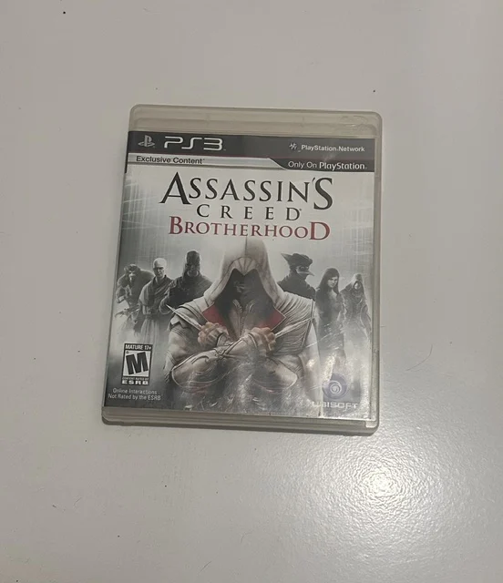 NR/ LOTE JOGOS PS3 ASSASINS CREED 25,00 SEGUIDOS DE 5,00