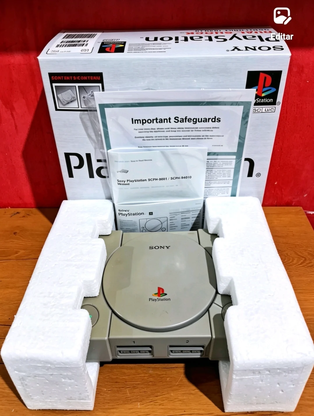 GC/ CAIXA PLAYSTATION 1 FAT 149,00 SEGUIDOS 12,00