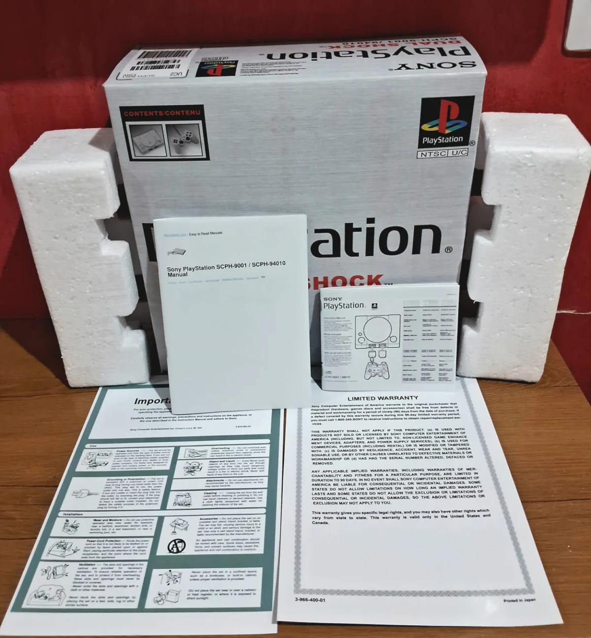 CX/ P*va /CAIXA, MANUAL, BERÇO. PS1 FAT!  137,00 SEGUIDOS DE 17,00