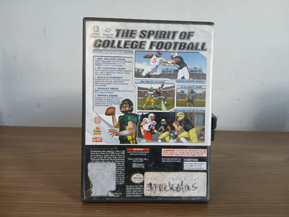 FH/ Original NCCA USA GameCube 49,00 SEGUIDOS DE 10,00