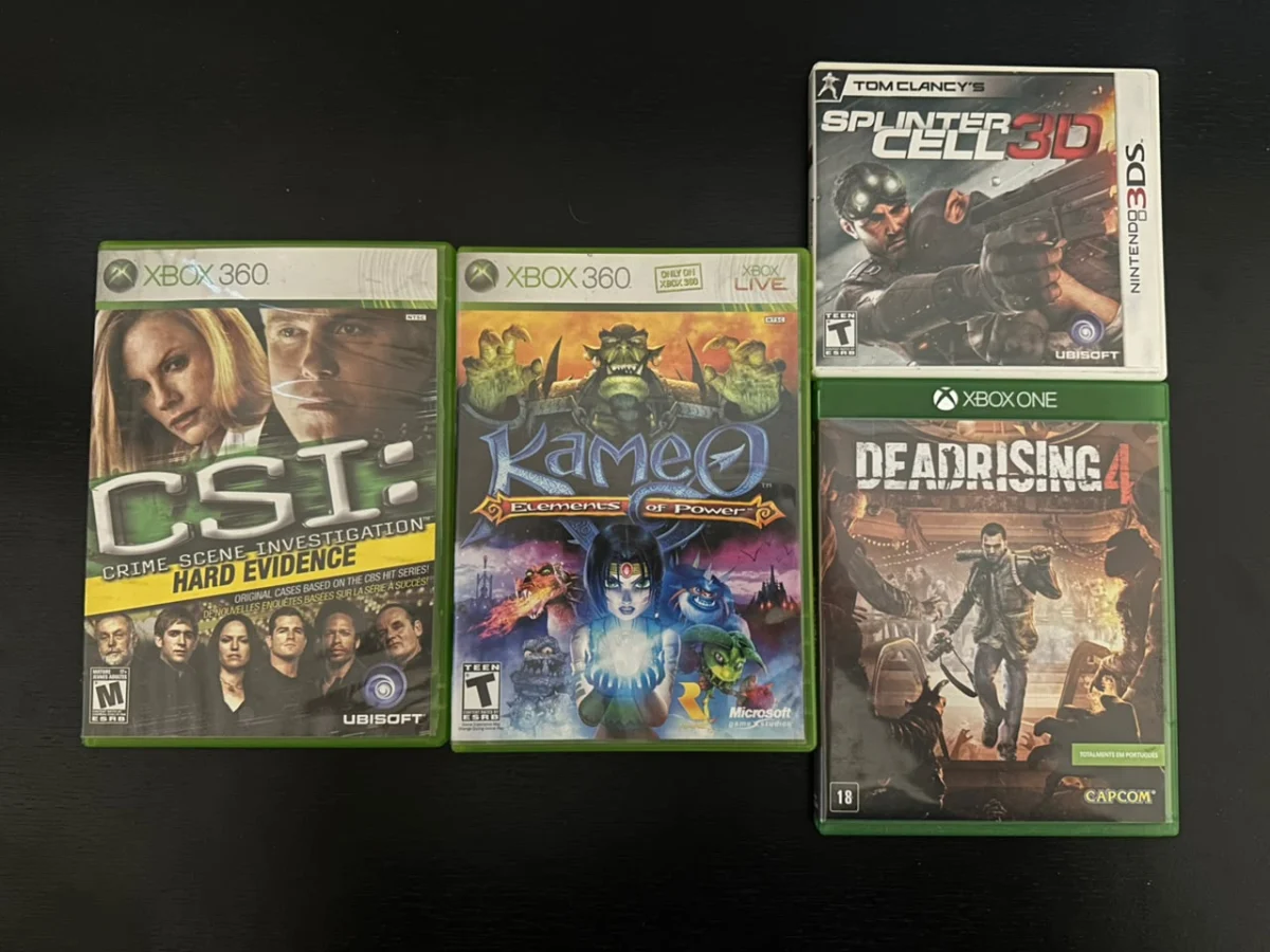 CX/ LOTE JOGOS ORIGINAIS TOPS! 157,00 SEGUIDOS DE 15,00