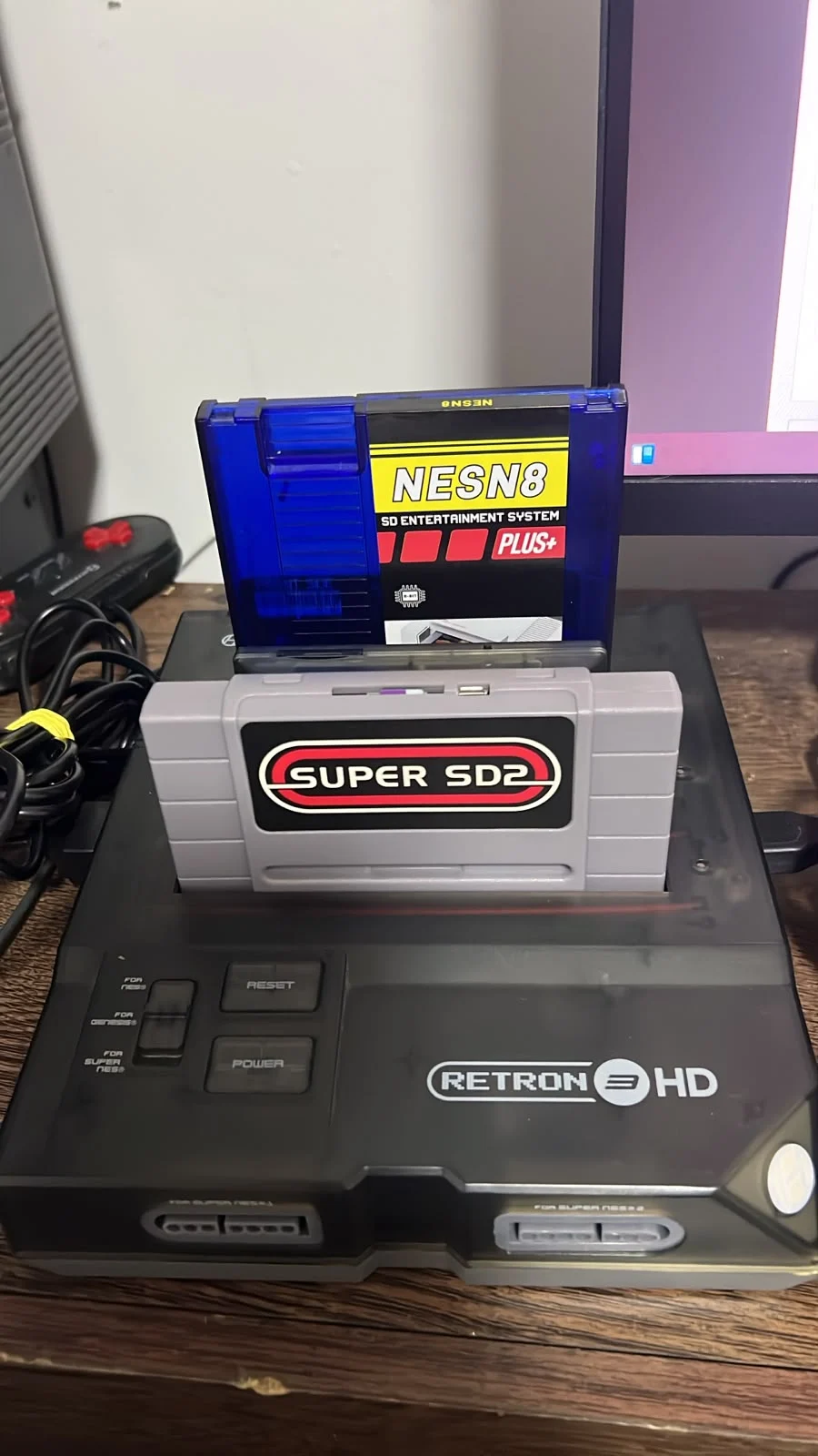 CB/ RETRON HD! 3 CONSOLES EM 1! 1050,00 SEGUIDOS DE 35,00