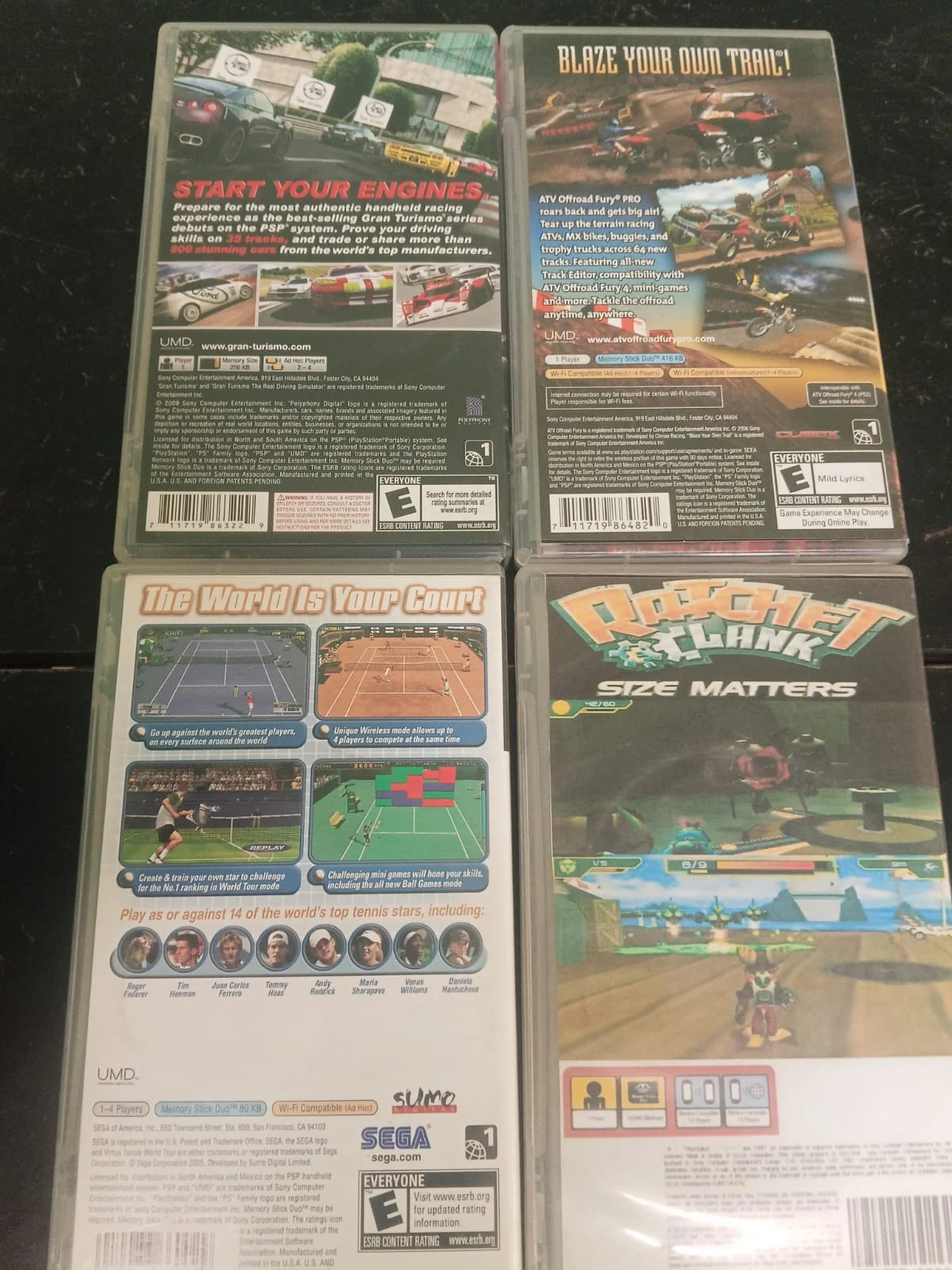 CX/ LOTE DE JOGOS PSP! TOPS!  131,00 SEGUIDOS DE 15,00