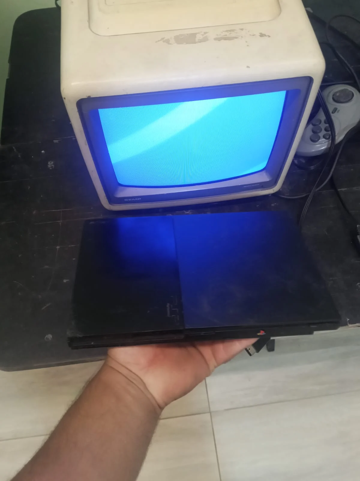 CX/ X****io /PLAYSTATION 2 SLIM PARA PROJETO OPL. 88,00 SEGUIDOS DE 18,00