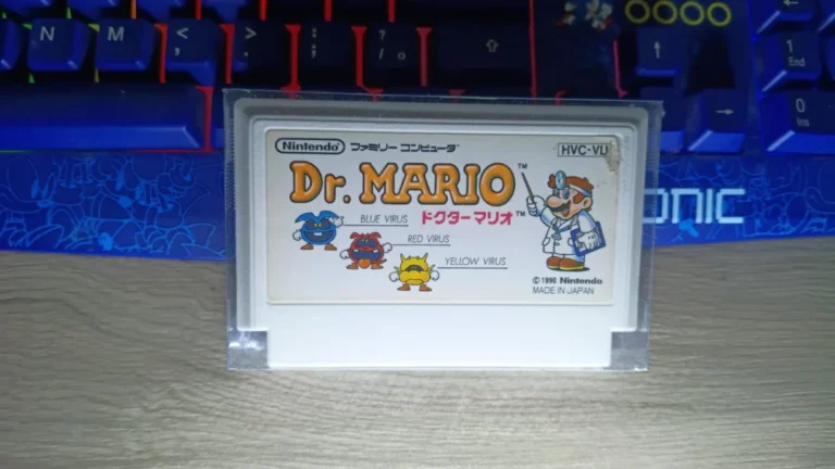 ORIGINAL NINTENDO! DR. MARIO! TOP! + CAPA ACETATO!