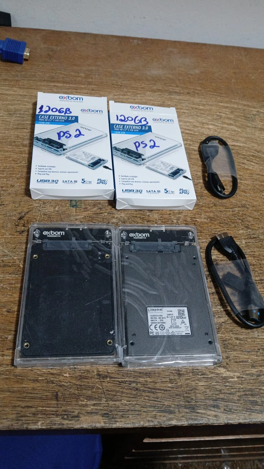 CL/ 2 SSDS 120GB COM JOGOS PS2   88,00 SEGUIDOS 28,00
