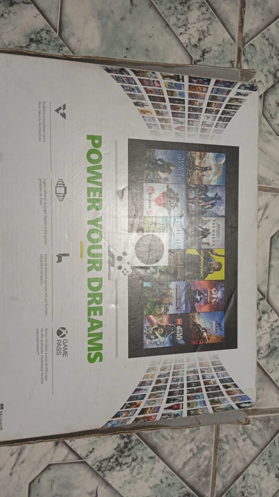 CX/ 1*******ov /CAIXA ORIGINAL XBOXONE SERIES S!   35,00 SEGUIDOS DE 7,00
