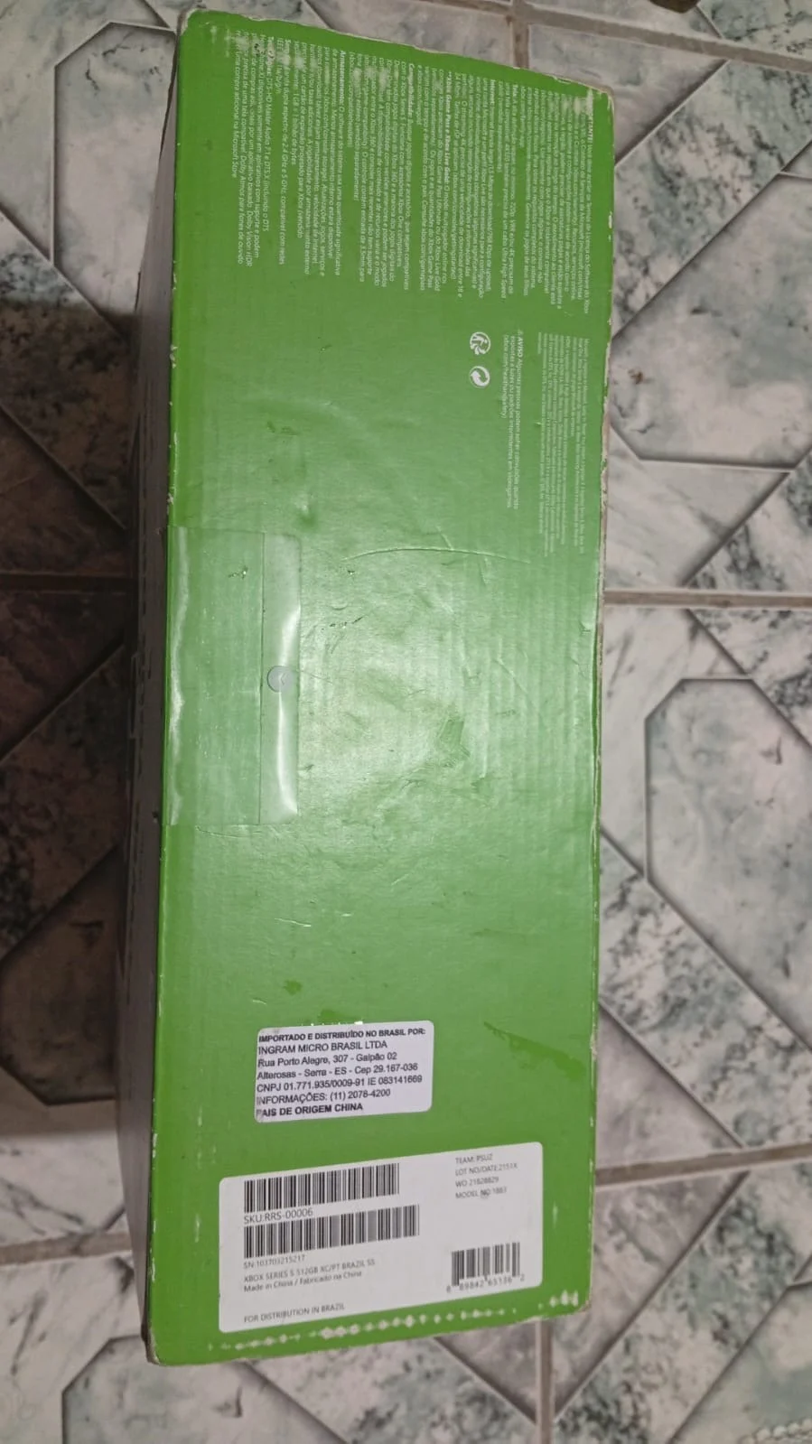 CX/ 1*******ov /CAIXA ORIGINAL XBOXONE SERIES S!   35,00 SEGUIDOS DE 7,00