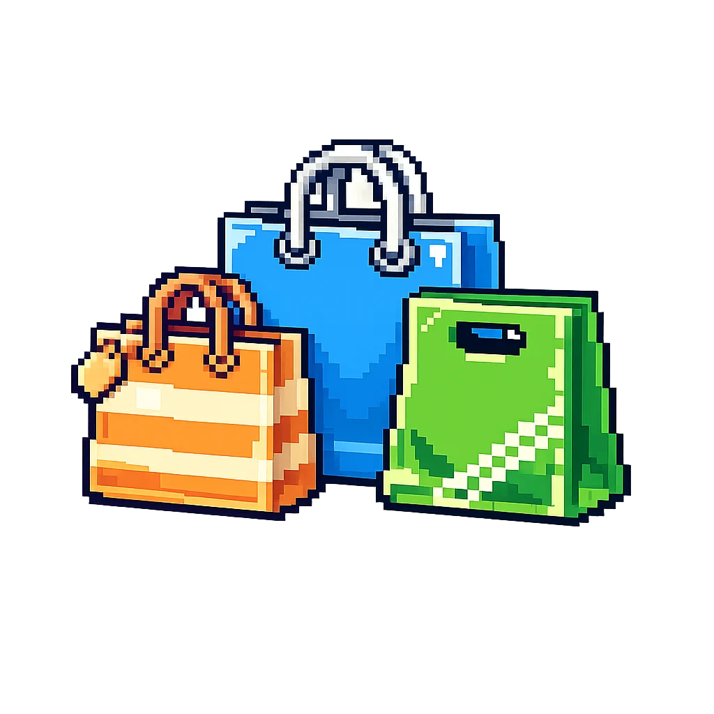 Sacolas retrô