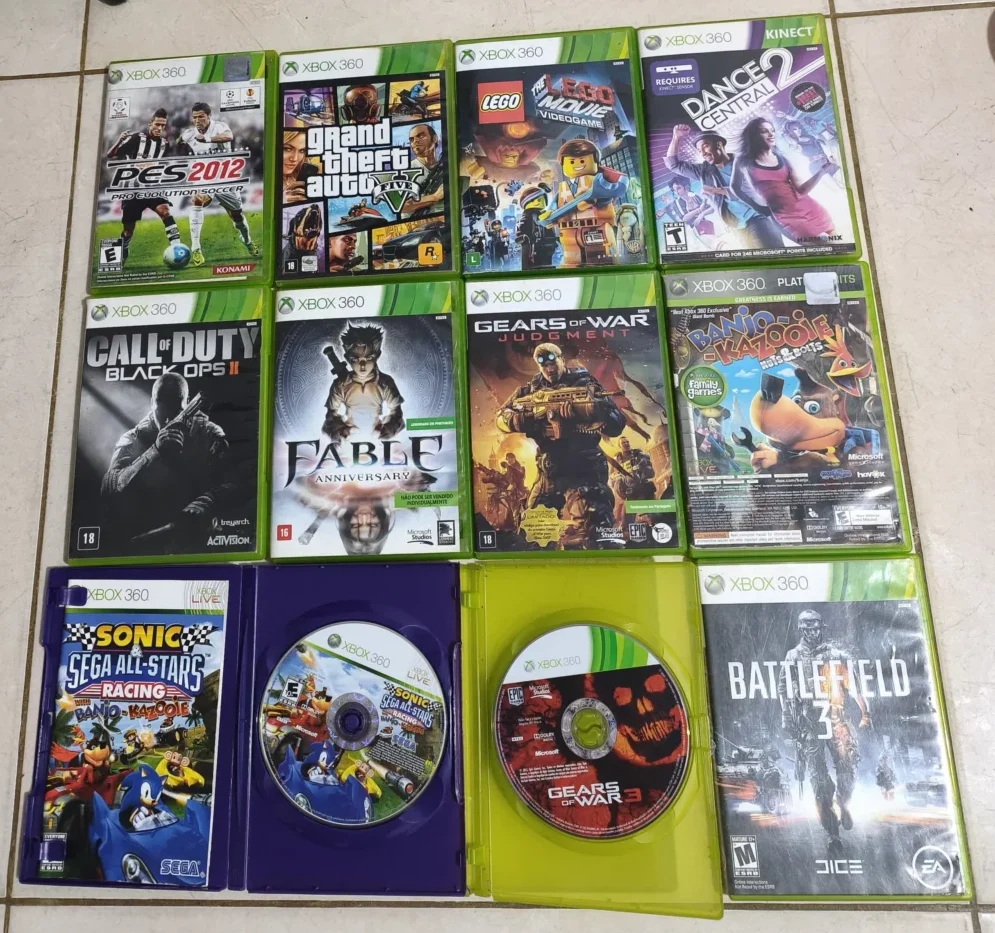 KF/ k******es /LOTE DE JOGOS XBOX 189,00 SEGUIDOS DE 17,00