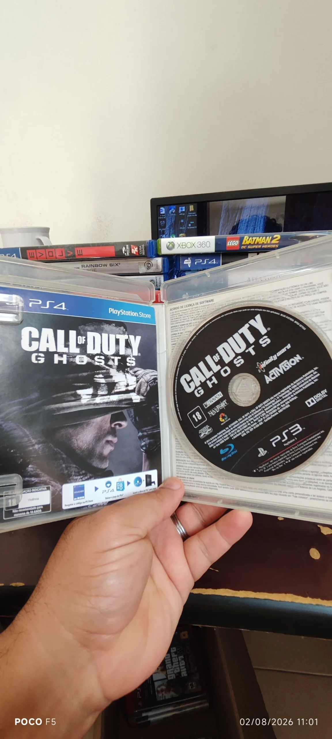 KF/ R***el S**ra /COD GHOSTS PS3 16,00 SEGUIDOS DE 3,00