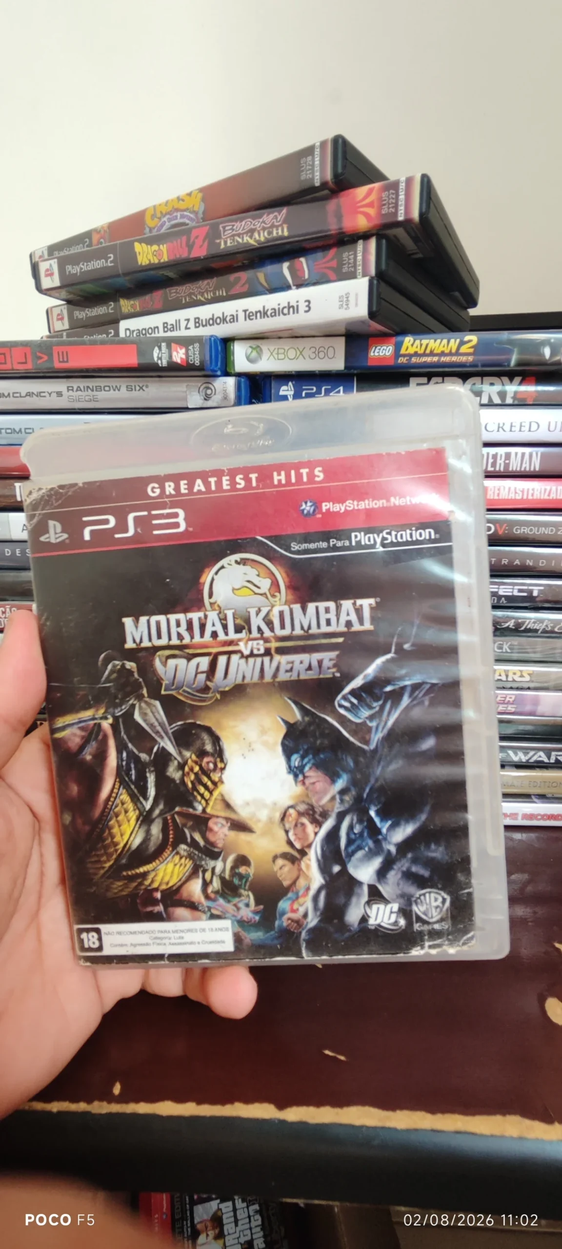 KF/ k******es /MK VS DC ORIGINAL PS3 14,00 SEGUIDOS DE 2,00