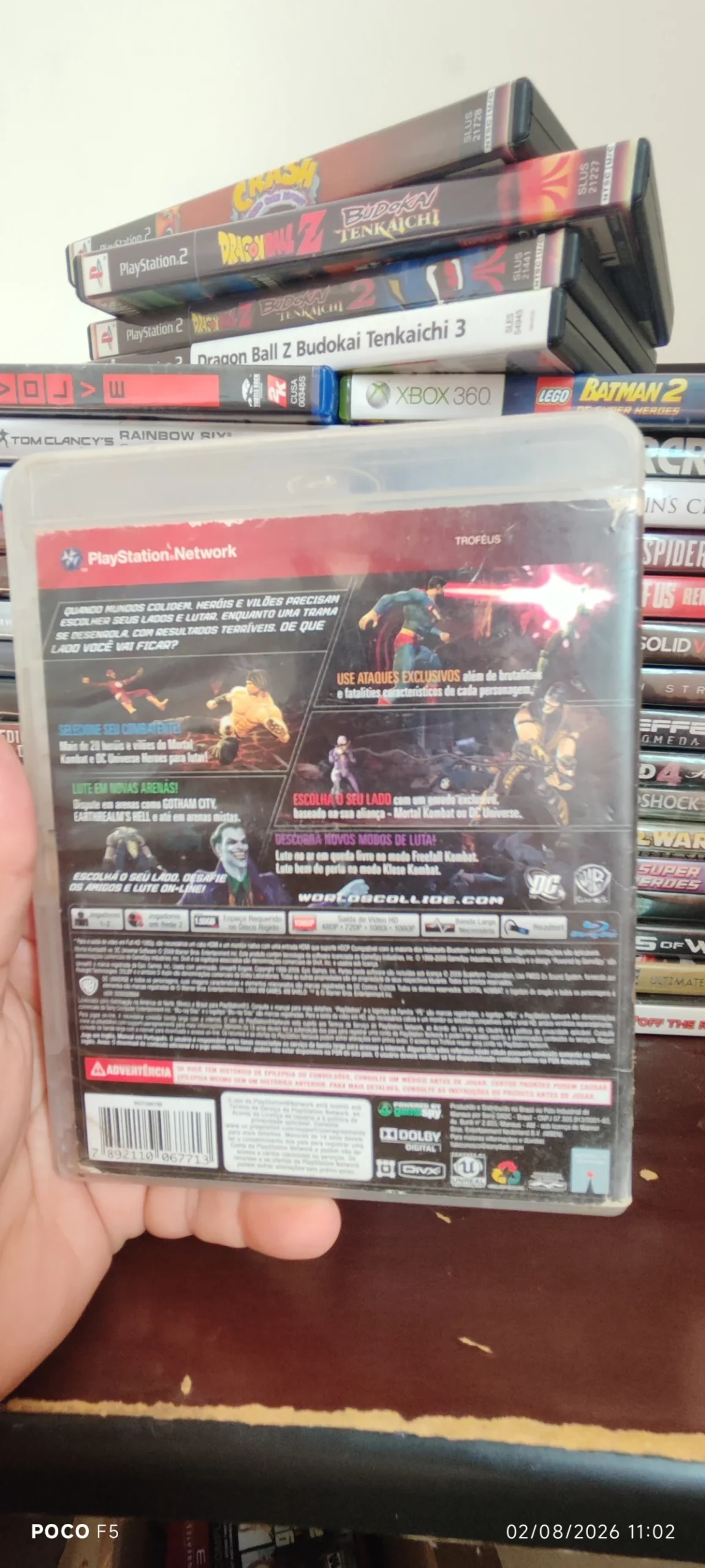 KF/ k******es /MK VS DC ORIGINAL PS3 14,00 SEGUIDOS DE 2,00
