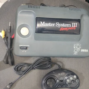CONSOLE MASTER SYSTEM III COMPACT TECTOY COM MOD AV + LED POWER