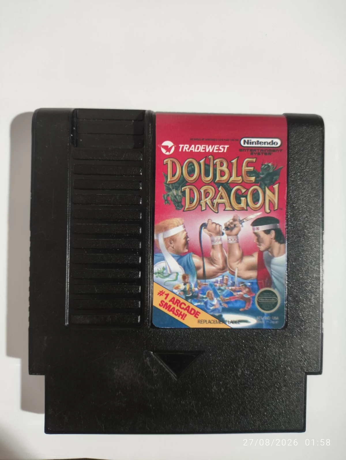 PS/ CARTUCHO NES DOUBLE DRAGON 100% TOP!!! 95,00 SEGUIDOS DE 9,00