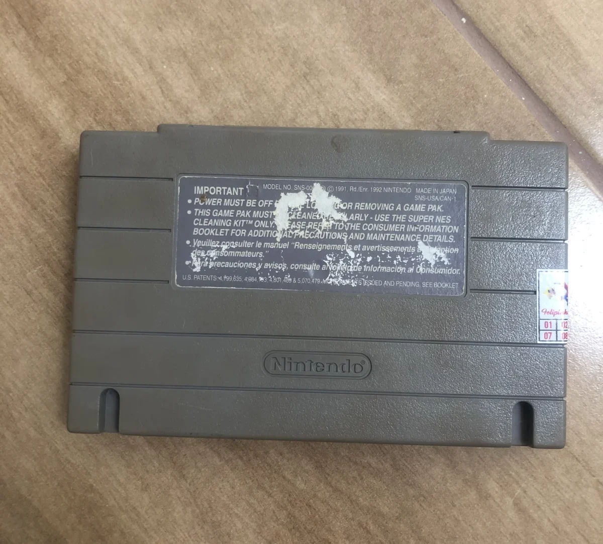 B9/ C*****JM /SUNSET RIDERS JOGÃO SNES 38,00 SEGUIDOS 5,00