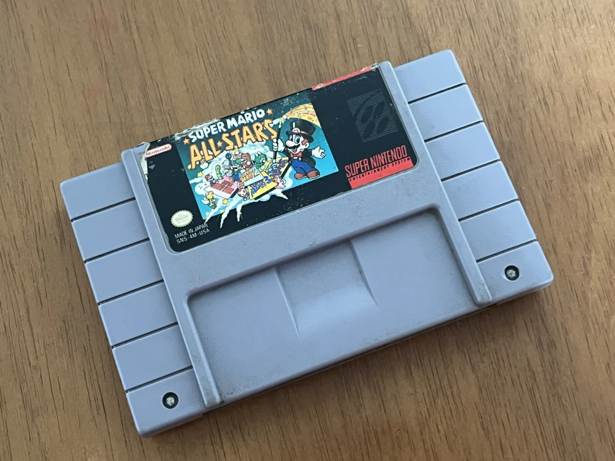 CX/ ORIGINAL! MARIO ALL STAR, SNES! 67,00 SEGUIDOS DE 11,00