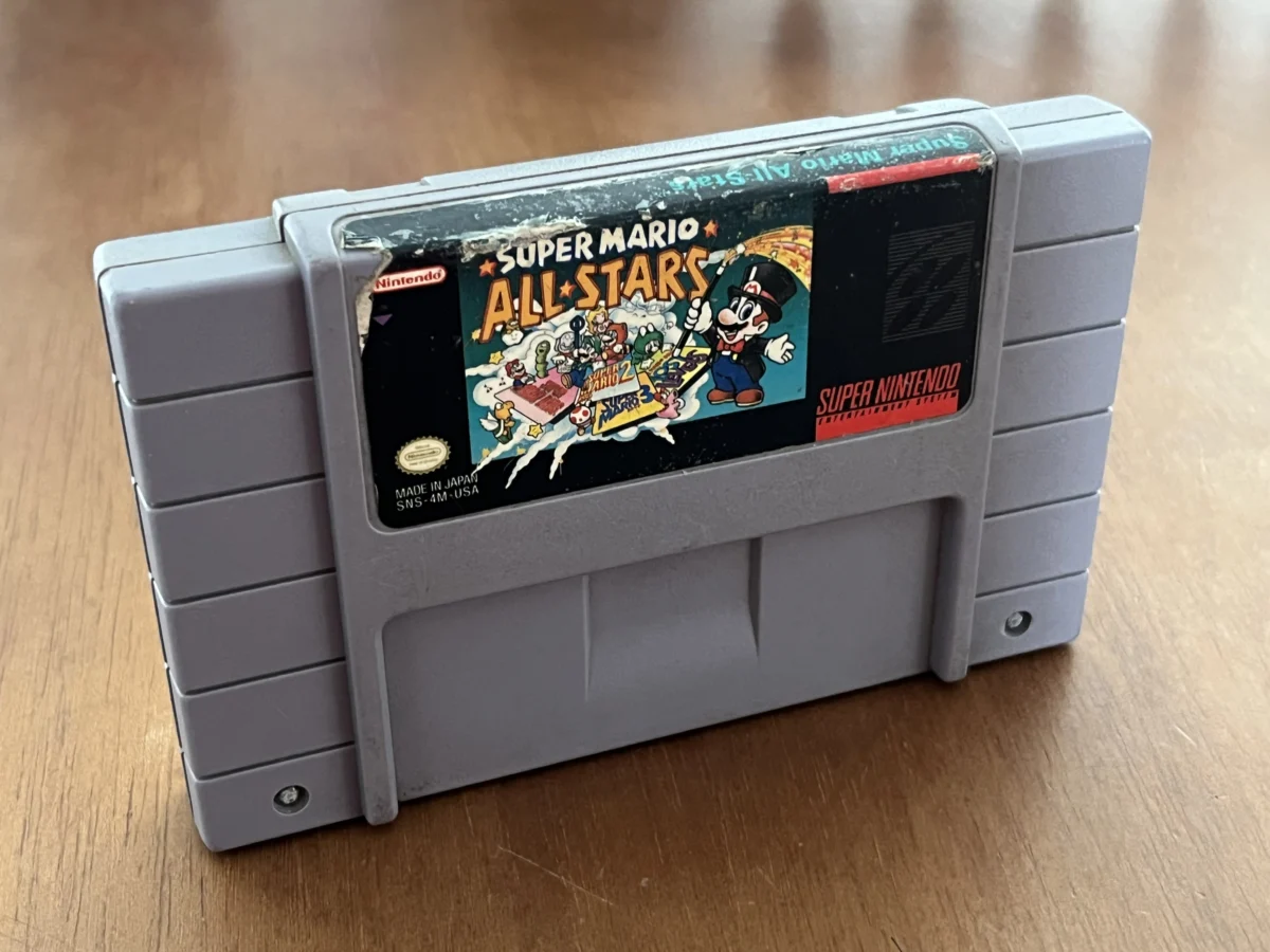 CX/ ORIGINAL! MARIO ALL STAR, SNES! 67,00 SEGUIDOS DE 11,00