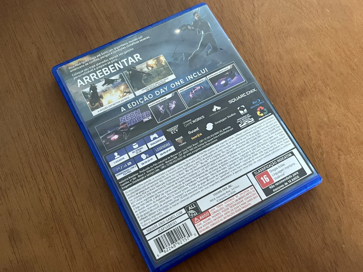 CX/ JUST CAUSE 4! PLAYSTATION 4!    43,00 SEGUIDOS DE 8,00