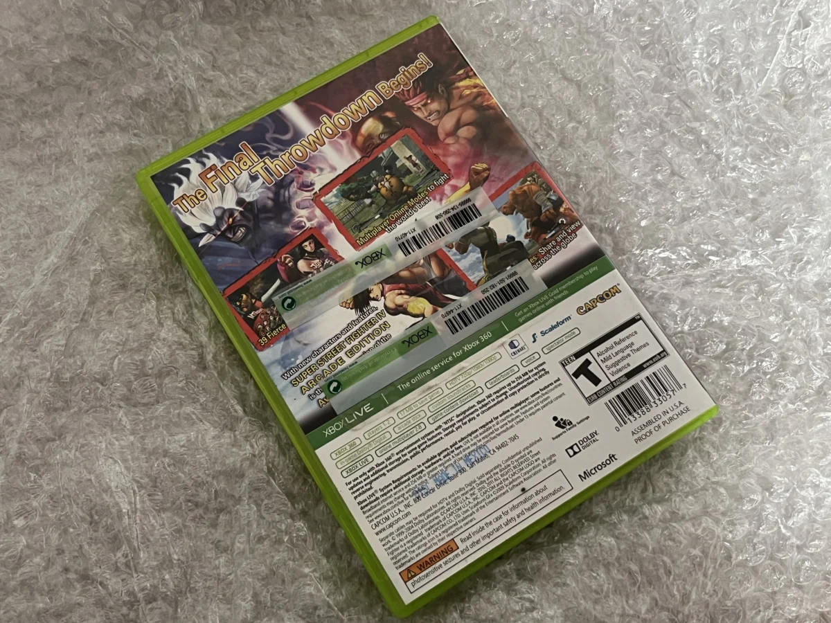 CX/ F***********CE /ORIGINAL! STREET FIGHTER 4! TOP! 53,00 SEGUIDOS DE 9,00