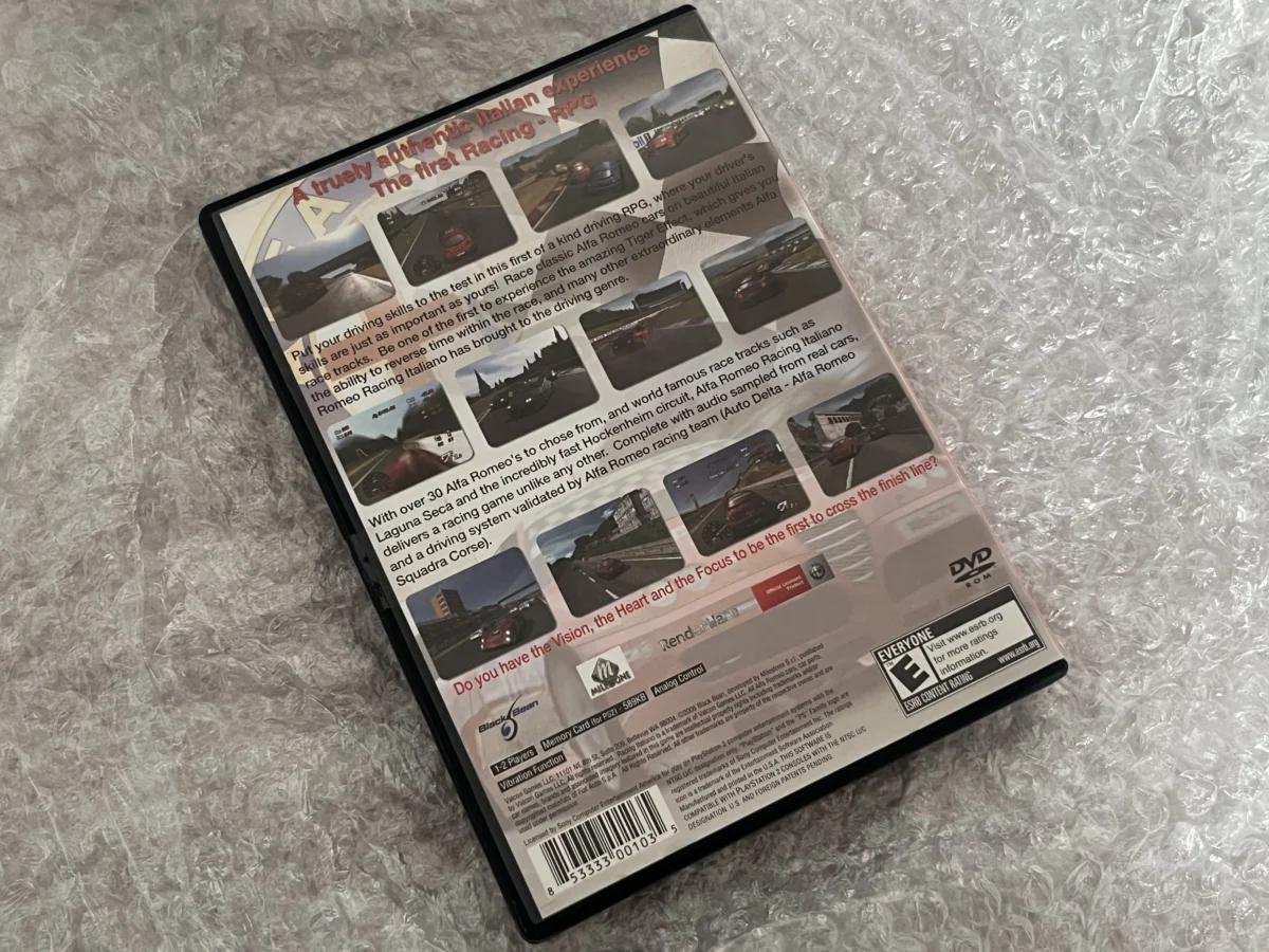 CX/ N***********41 /ORIGINAL!  ALFA ROMEU! PS2! 57,00 SEGUIDOS DE 9,00