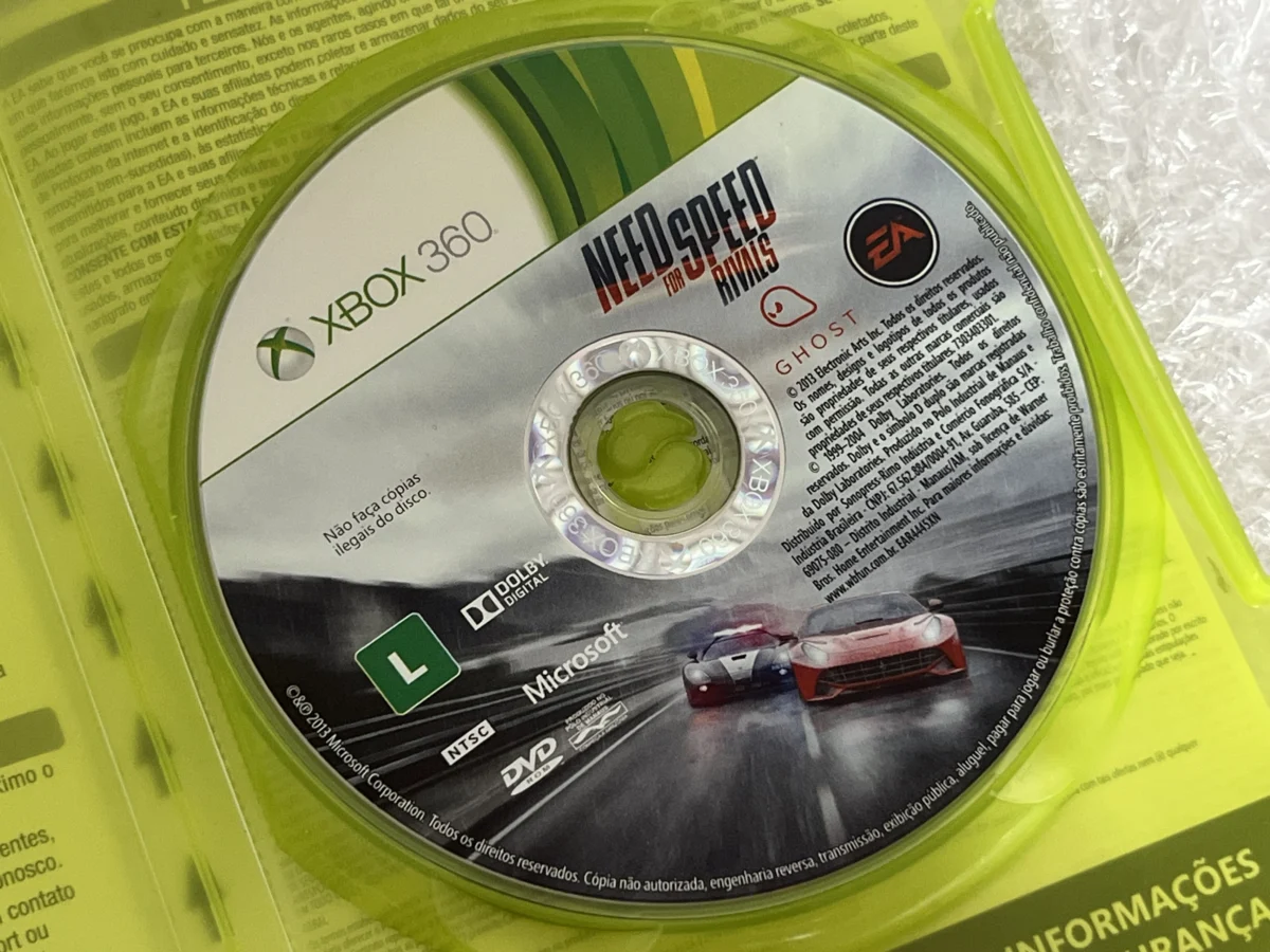 CX/ ORIGINAL! NEED FOR RIVALS! TOP! 48,00 SEGUIDOS DE 9,00