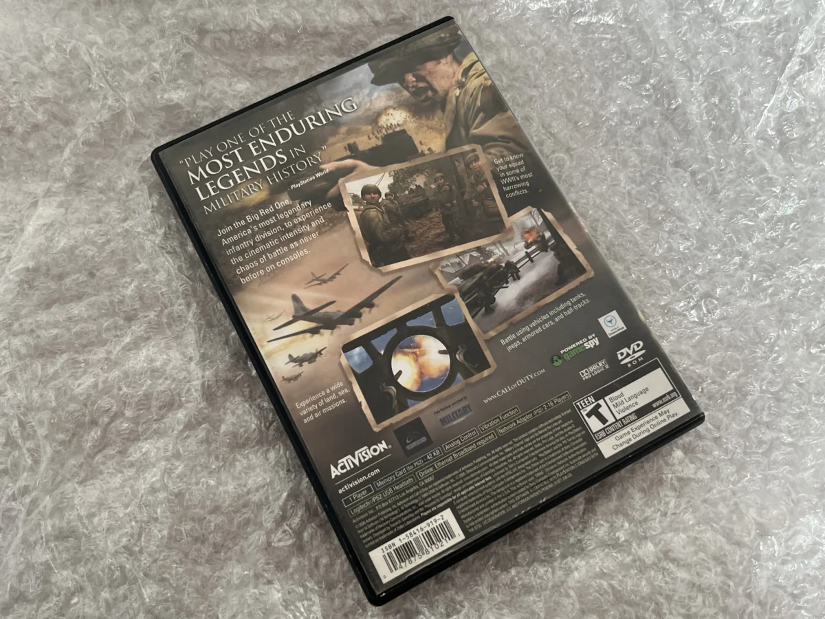 CX/ ORIGINAL! CALL OF DUTY 2: BIG RED! PS2! 78,00 SEGUIDOS DE 15,00