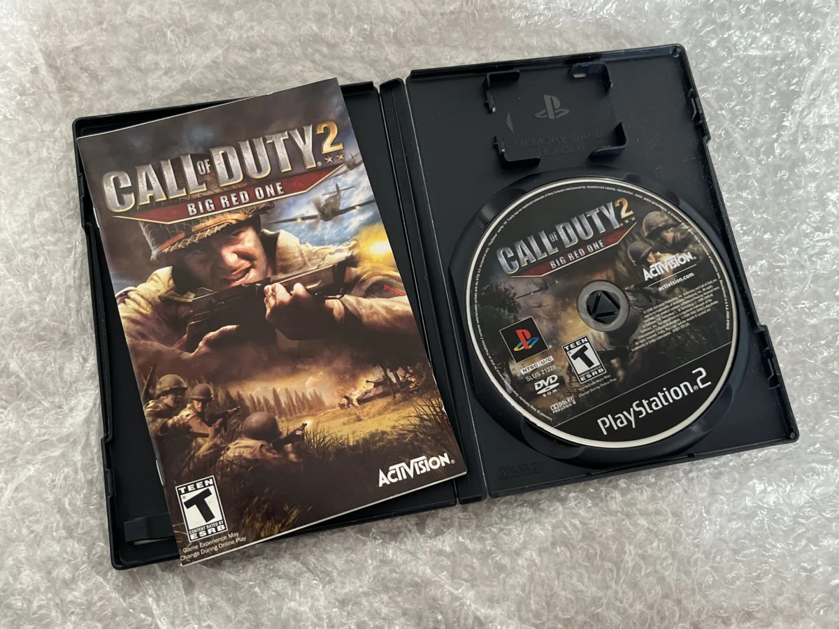 CX/ ORIGINAL! CALL OF DUTY 2: BIG RED! PS2! 78,00 SEGUIDOS DE 15,00
