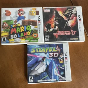 SÃO 3 CAPAS TODAS ORIGINAIS PARA JOGOS DE NINTENDO 3DS!