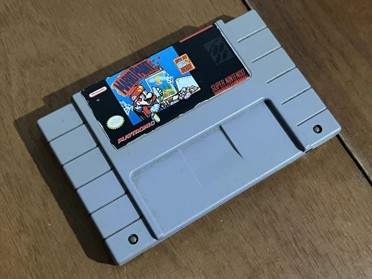 CX/ ORIGINAL KMARIO PAINT SNES!  42,00 SEGUIDOS DE 8,00