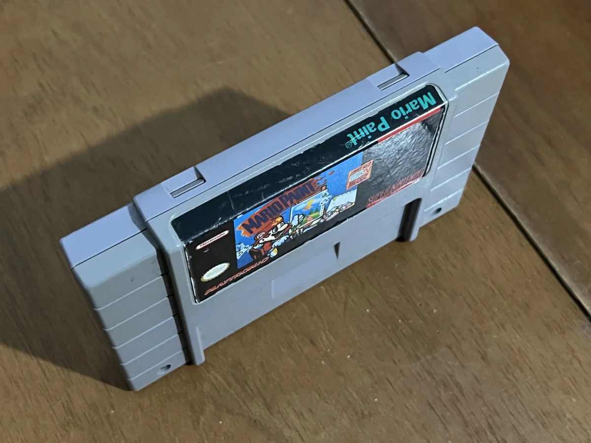 CX/ P****pp G*****es /ORIGINAL KMARIO PAINT SNES!  42,00 SEGUIDOS DE 8,00