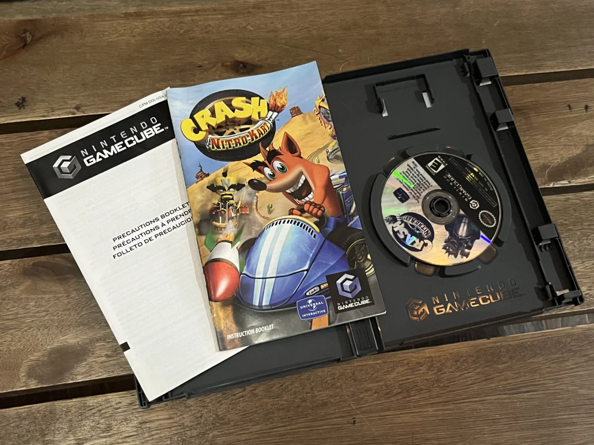 CX/ 1*******ov /ORIGINAL! CRASH NITRO KART GAME CUBE! 117,00 SEGUIDOS DE 25,00