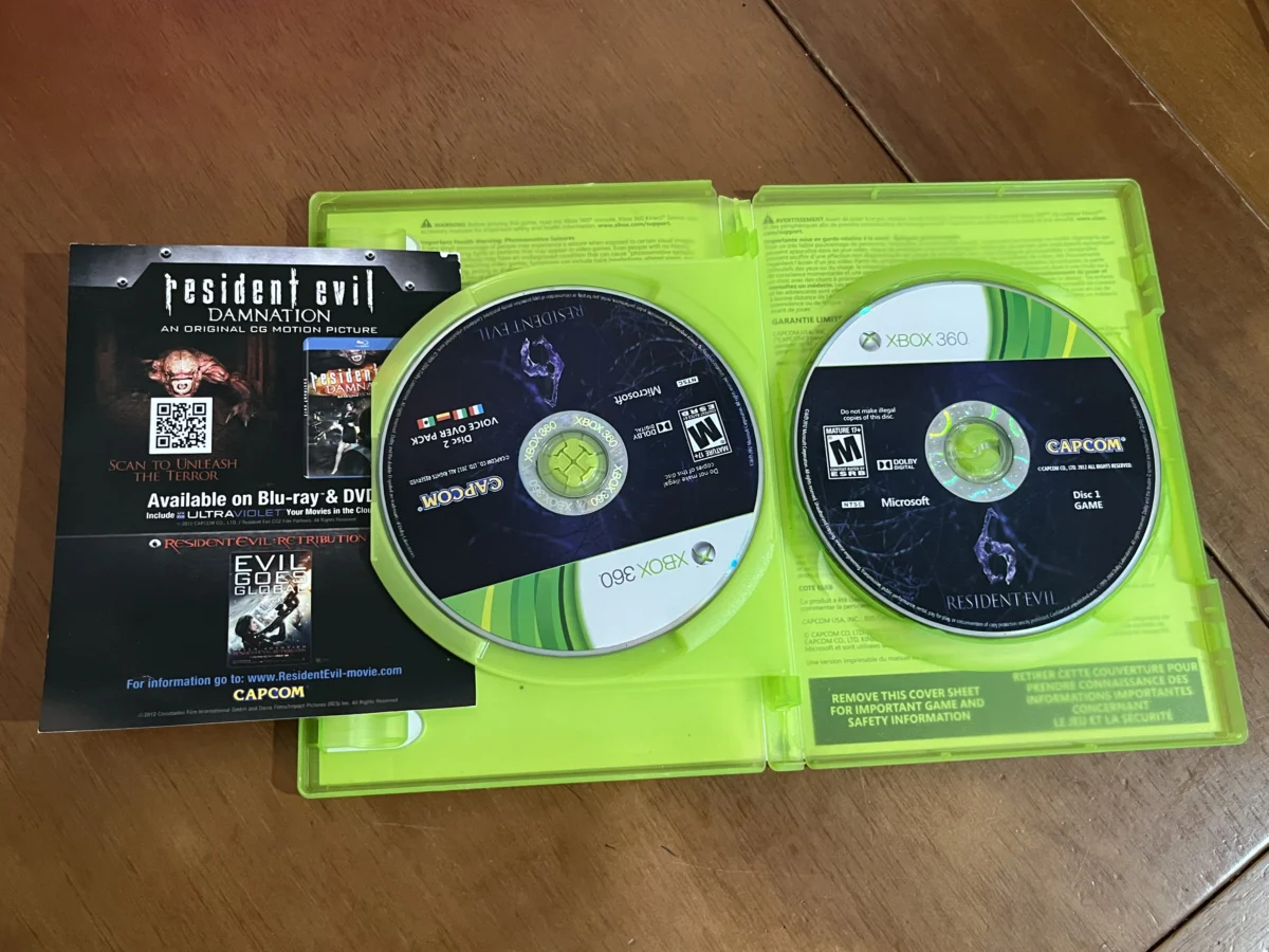 CX/ N***********41 /ORIGINAL RESIDENT EVIL 6! XBOX!  39,00 SEGUIDOS DE 5,00