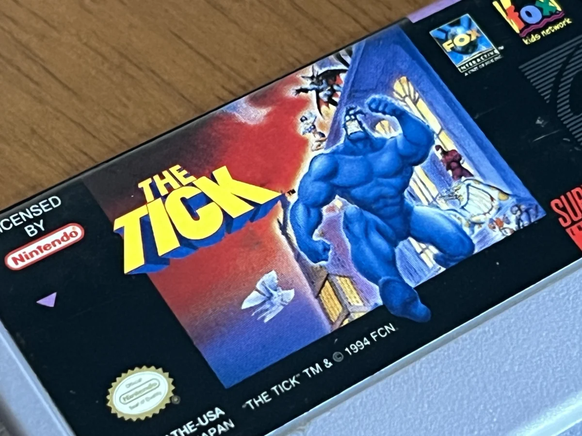 CX/ ORIGINAL! THE TICK! SNES! 87,00 SEGUIDOS DE 15,00