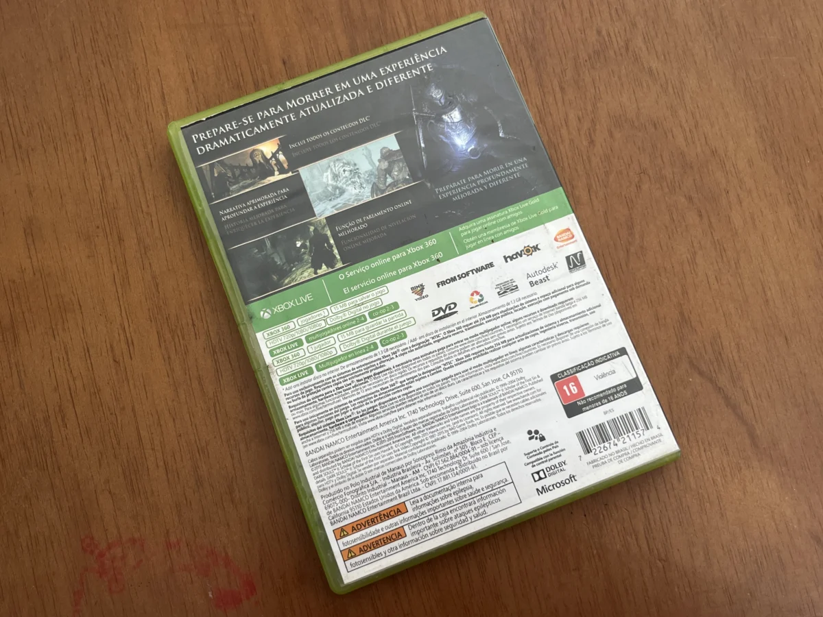 CX/ ORIGINAL! DARK SOULS II: SCHOLAR OF!  1,00 SEGUIDOS DE 1,00
