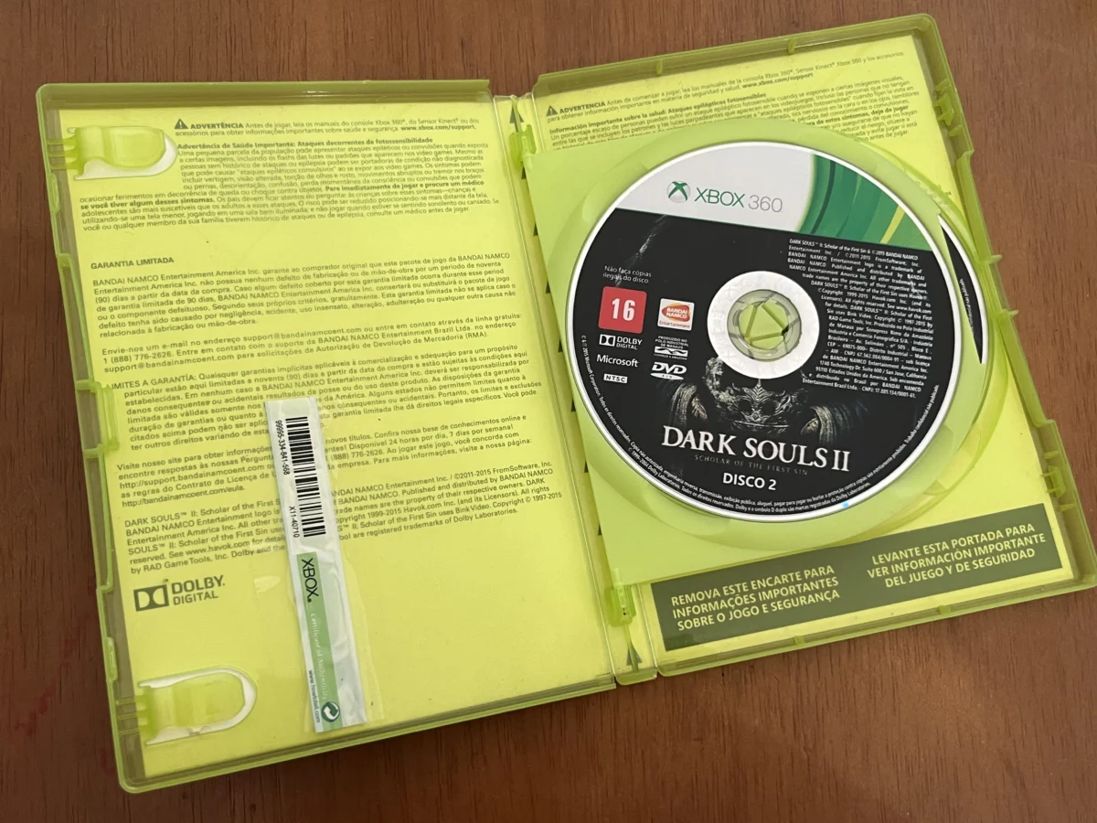 CX/ ORIGINAL! DARK SOULS II: SCHOLAR OF!  1,00 SEGUIDOS DE 1,00