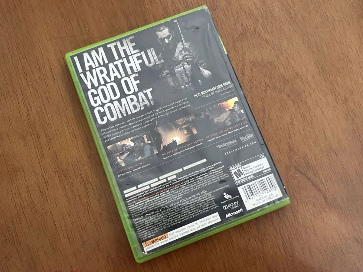 CX/ 1*******ov /ORIGINAL! ROGUE WARRIOR!  XBOX 360! TOP!  1,00 SEDUIDOS DE 1,00