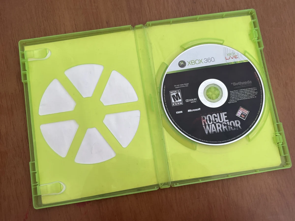 CX/ 1*******ov /ORIGINAL! ROGUE WARRIOR!  XBOX 360! TOP!  1,00 SEDUIDOS DE 1,00