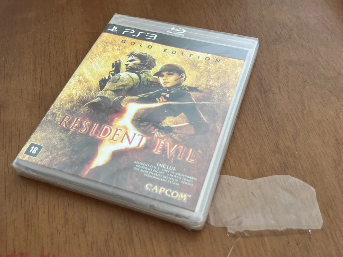 CX/ 1*******ov /RESIDENT EVIL 5 PS3! LACRADO!  1,00 SEGUIDOS DE 1,00