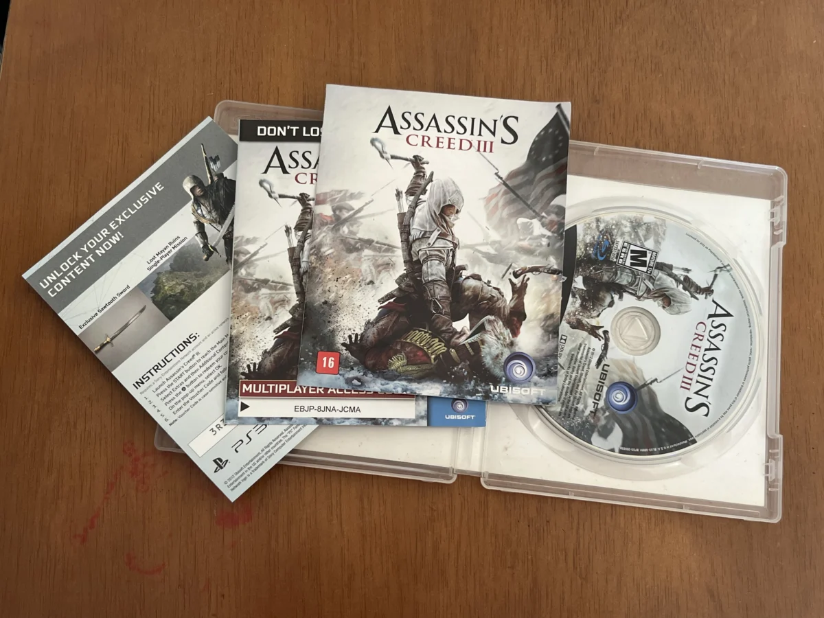 CX/ ASSASSIN’S CREED III PS3!  1,00 SEGUIDOS DE 1,00