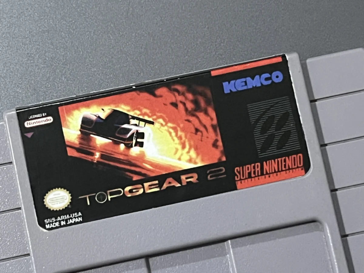 CX/ ORIGINAL TOP GEAR 2! SNES! 77,00 SEGUIDOS DE 19,00