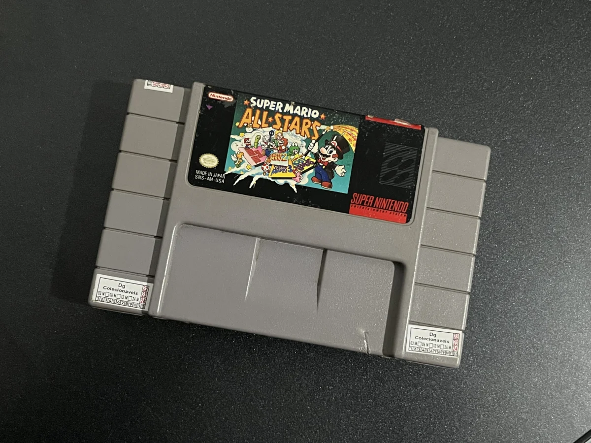 CX/ ORIGINAL! SUPER MARIO ALL STAR! 47,00 SEGUIDOS DE 8,00
